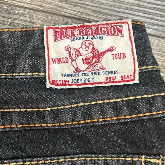 !ULTRA RARE true religion jeans! TWISTED SEAM WITH RAINBOW POCKETS ๐๐ SIZE 31 - Picture 3 of 9